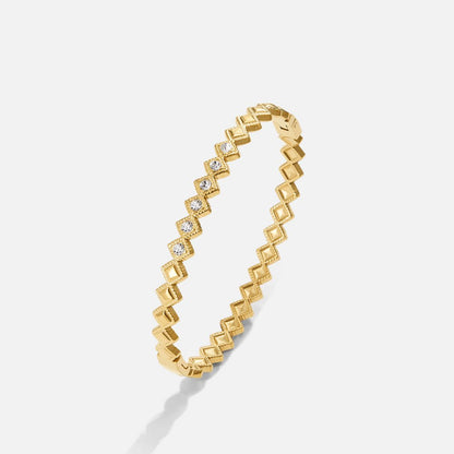 Elle Crystal Marquise Bangle